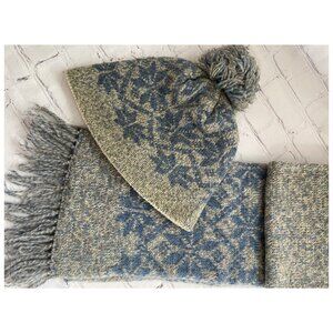 Wool Hat & Scarf Made in The USA Vintage